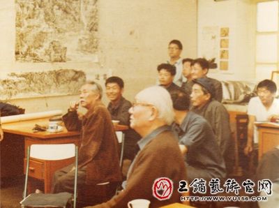 1979年的一天，李可染，叶浅予老师给我们上课